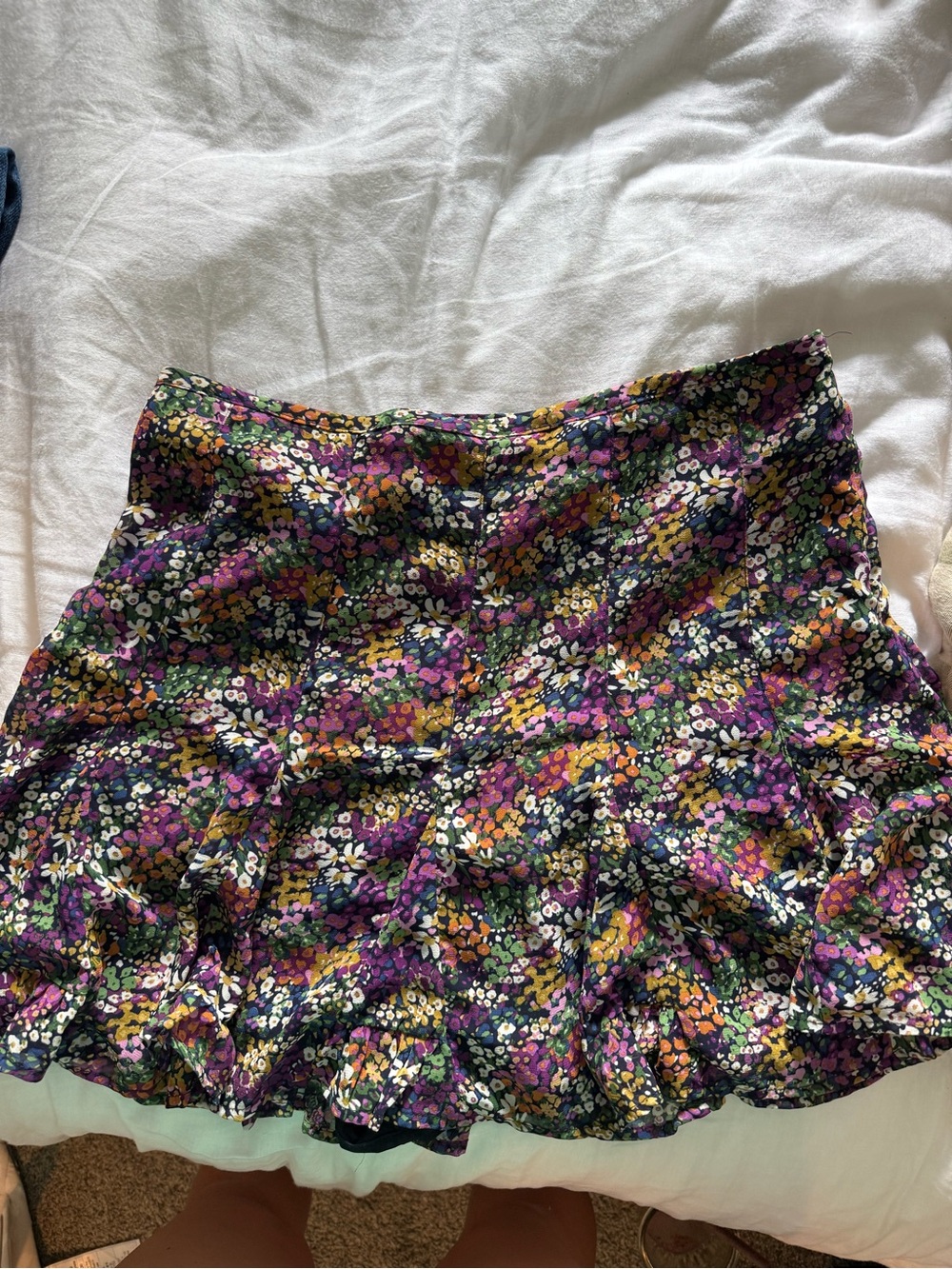 “Pinch” Floral Skort